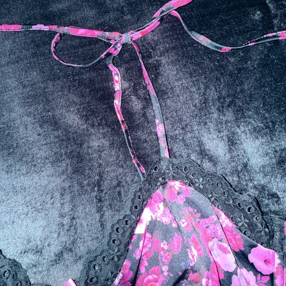 NWT For Love & Lemons Farrah Floral Satin Bustier Size XL - Picture 8 of 15